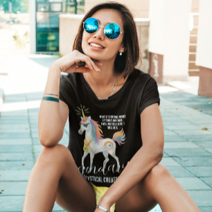 Camiseta Graciosa legendaria creatura mística Unicorn