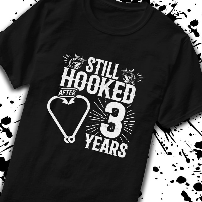 Camiseta Graciosa linda pareja de tercer aniversario casada (Subido por el creador)