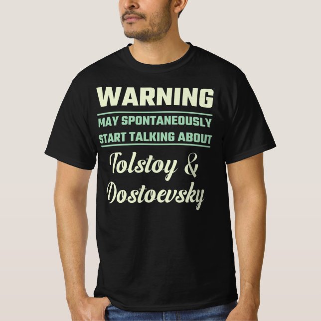 Camiseta Graciosa literatura rusa Lover T-Shirt (Anverso)