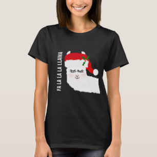 Camiseta Graciosa Llama A La Llama Navidades