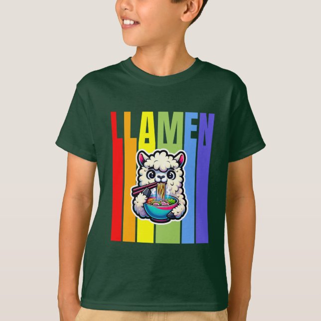 Camiseta Graciosa Llama T-Shirt | Regalos Para Ella | Llama (Anverso)