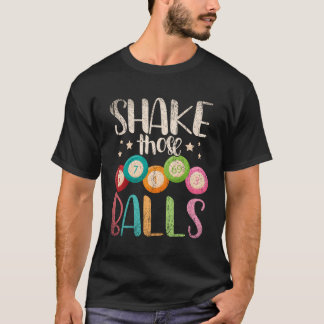 Camiseta Graciosa Lotería Del Llamador De Bingo Jugar A La 