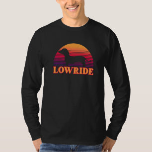 Camiseta Graciosa Lowride Dachshund Wiener Sausage Perro Ra