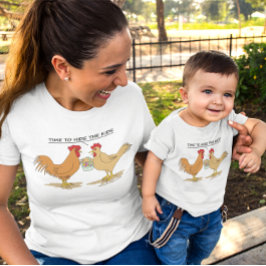 Camiseta Graciosa luz Personalizado de la caza de huevos de