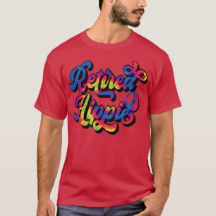 Camiseta Graciosa madre hippie retirada papá abuela T-Shi