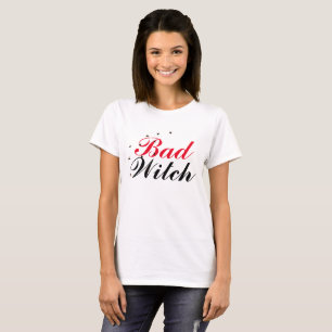 Camiseta Graciosa magia feliz Halloween Mala bruja