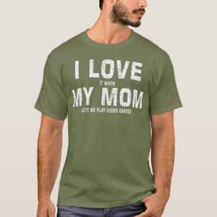 Camiseta Graciosa Mamá Para Jugar A Son Sarcástico Meme Gam