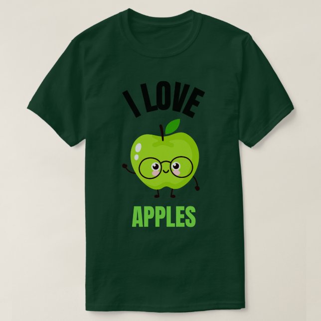 Camiseta Graciosa manzana (Diseño del anverso)