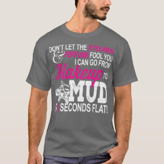 Camiseta Graciosa maquillaje de Chica de ATV para regalo de