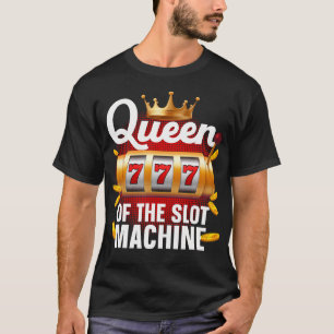Camiseta Graciosa Máquina De Tragaperras Para Mujeres Chica