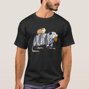 Camiseta Graciosa marcha de cerdo en Guinea Mummy Opossum H