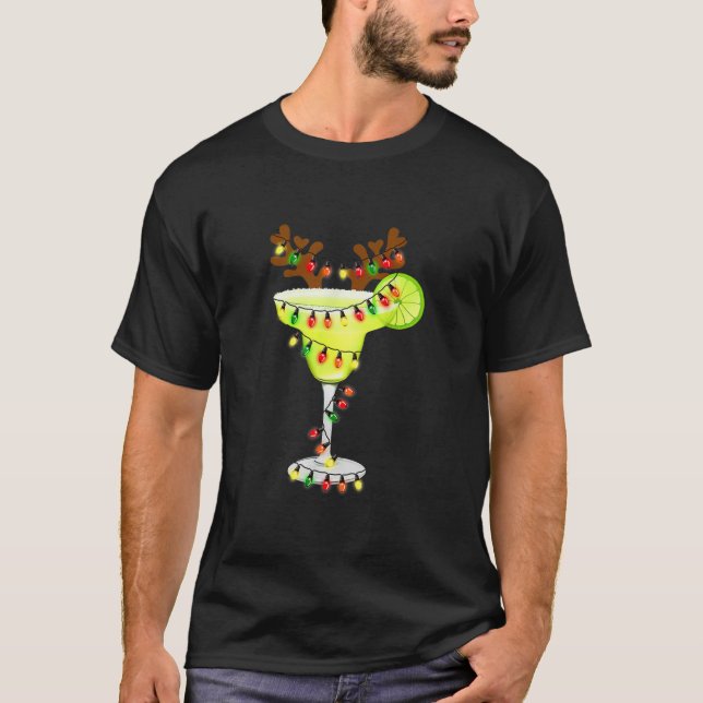 Camiseta Graciosa Margarita Navidades en juego de renos (Anverso)