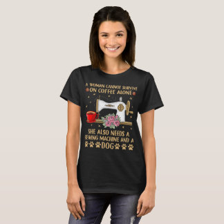 Camiseta Graciosa masticadora de café de perro Lover Scoilt
