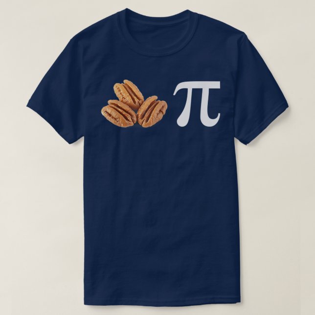 Camiseta Graciosa matemática de Pi Day Pecan Pie T-Shirt Ma (Diseño del anverso)