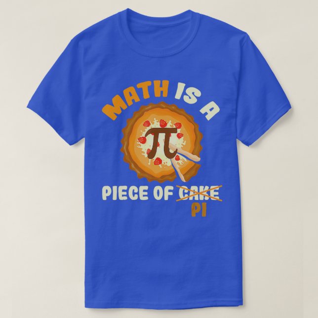 Camiseta Graciosa Matemática De Regalos De Día De Pi Es Un  (Diseño del anverso)