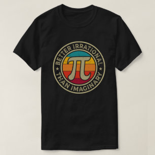 Camiseta Graciosa matemática del Día Pi Mejor Imaginario 