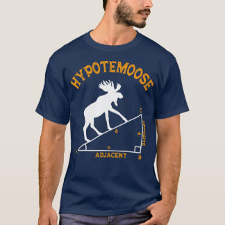 Camiseta Graciosa Math Hypotemoose Triángulo adyacente a Ma