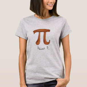 Camiseta Graciosa Math Pecan Pi Acción de Gracias Caída