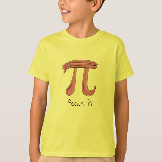 Camiseta Graciosa Math Pecan Pi Acción de Gracias Caída (Anverso)