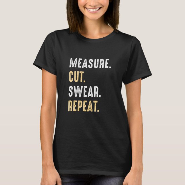 Camiseta Graciosa medida de papi padre corte ventilador de  (Anverso)