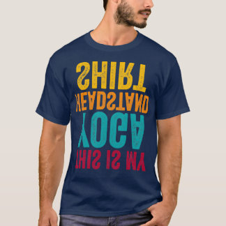 Camiseta Graciosa Meditación Yoga Este Es Mi Cabecera De Yo