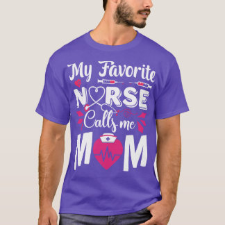 Camiseta Graciosa, mi enfermera favorita, llámame a mamá, e