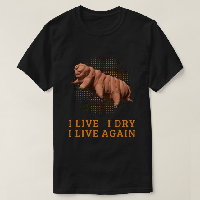 Camiseta Graciosa microbiología del oso de agua tardígrado  (Diseño del anverso)
