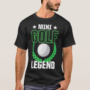 Camiseta Graciosa Mini Leyenda de Golf Minigolf Bola de Gol