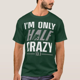 Camiseta Graciosa mitad Marathon Art Men Runner Marathone