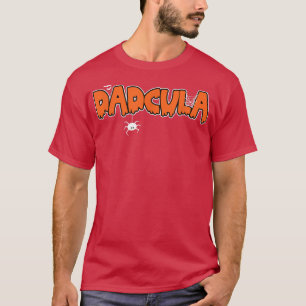 Camiseta Graciosa Momster Dadcula Dad Dracula Halloween Cos