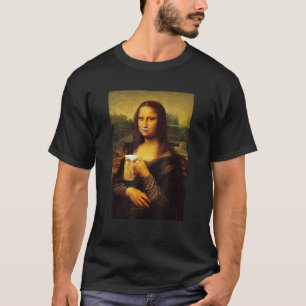Camiseta Graciosa Mona Lisa Bebe Beer Shirt Graciosa Bebe B