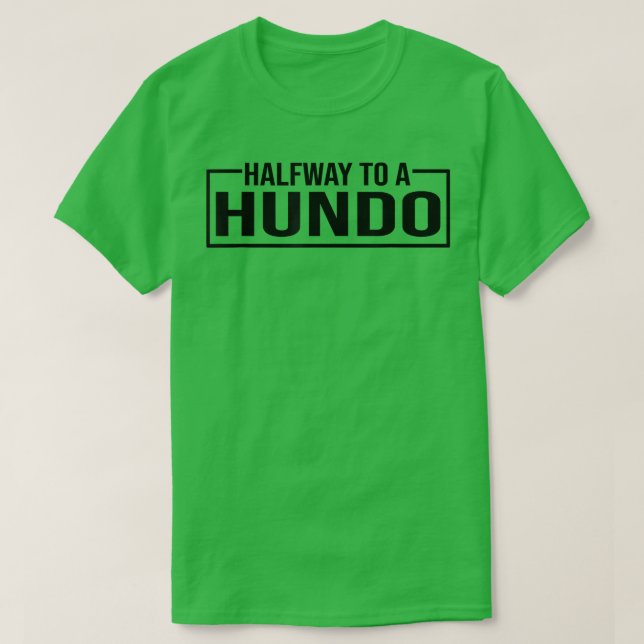 Camiseta Graciosa mordaza de cumpleaños número 50 hasta los (Diseño del anverso)