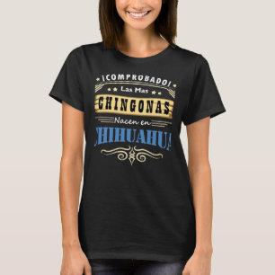 Camiseta Graciosa Mujer Las Chingonas De Chihuahua