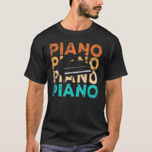 Camiseta Graciosa Mujer Piano 61 Claves Para El Éxito Jugar