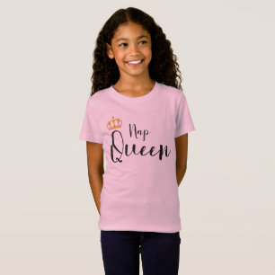 Camiseta Graciosa Nap Lover Adolescentes Chicas Mujeres Nap