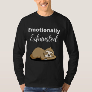 Camiseta Graciosa Napa de Slots Emocionalmente Agotada