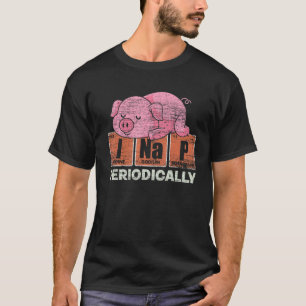 Camiseta Graciosa Napping Animal I Nap Periódicamente Cute 