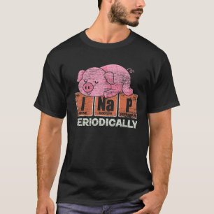 Camiseta Graciosa Napping Animal I Nap Periódicamente Cute 