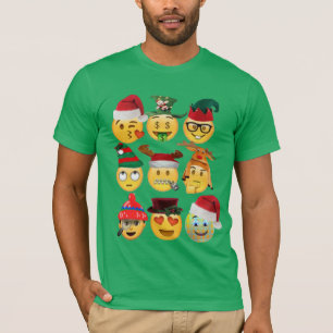 Camiseta Graciosa Navidad de la colección de Emojis de navi