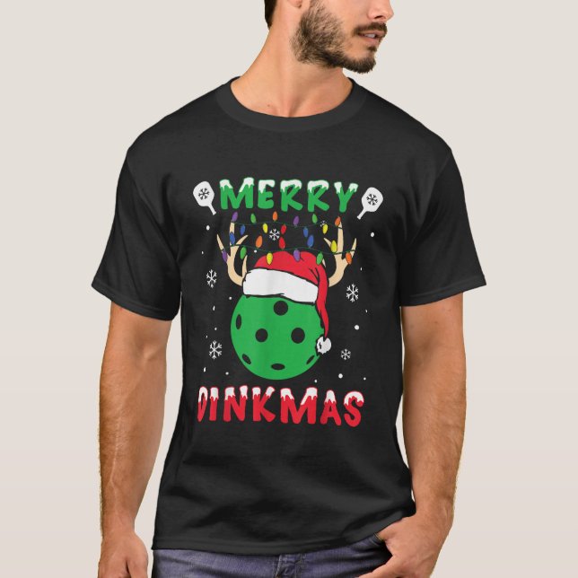 Camiseta Graciosa Navidad de los renos de Navidad Santa Mer (Anverso)