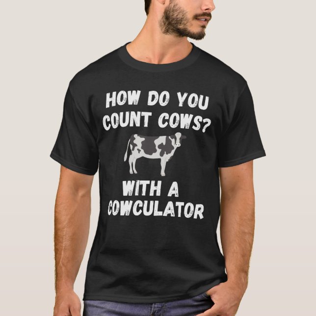 Camiseta Graciosa obra de Cowculator de diseño de vacas en  (Anverso)