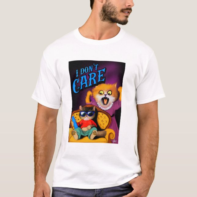 Camiseta Graciosa Obra De Gato. (Anverso)