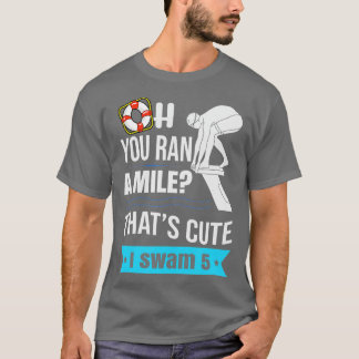 Camiseta Graciosa Oferta De Natación Para Nadadores