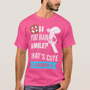 Camiseta Graciosa Oferta De Natación Para Nadadores