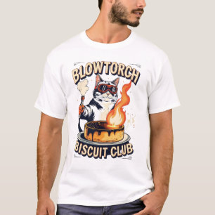 Camiseta Graciosa panadería de gatos Biscuit Club