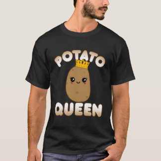 Camiseta Graciosa papa de sabor kawaii sonriente
