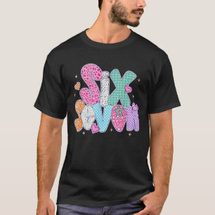 Camiseta graciosa para chicas y niños 67 Meme six