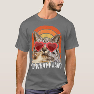 Camiseta Graciosa Para Gatos, Tee Para Gato, Camis