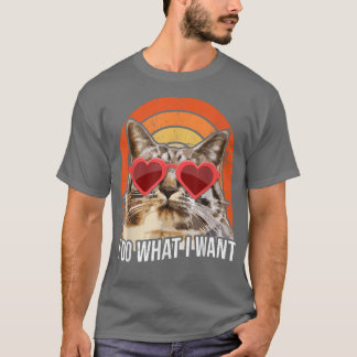 Camiseta Graciosa Para Gatos, Tee Para Gato, Camis