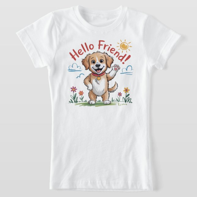 Camiseta graciosa para niños de perro - Personaliz (Distribución)